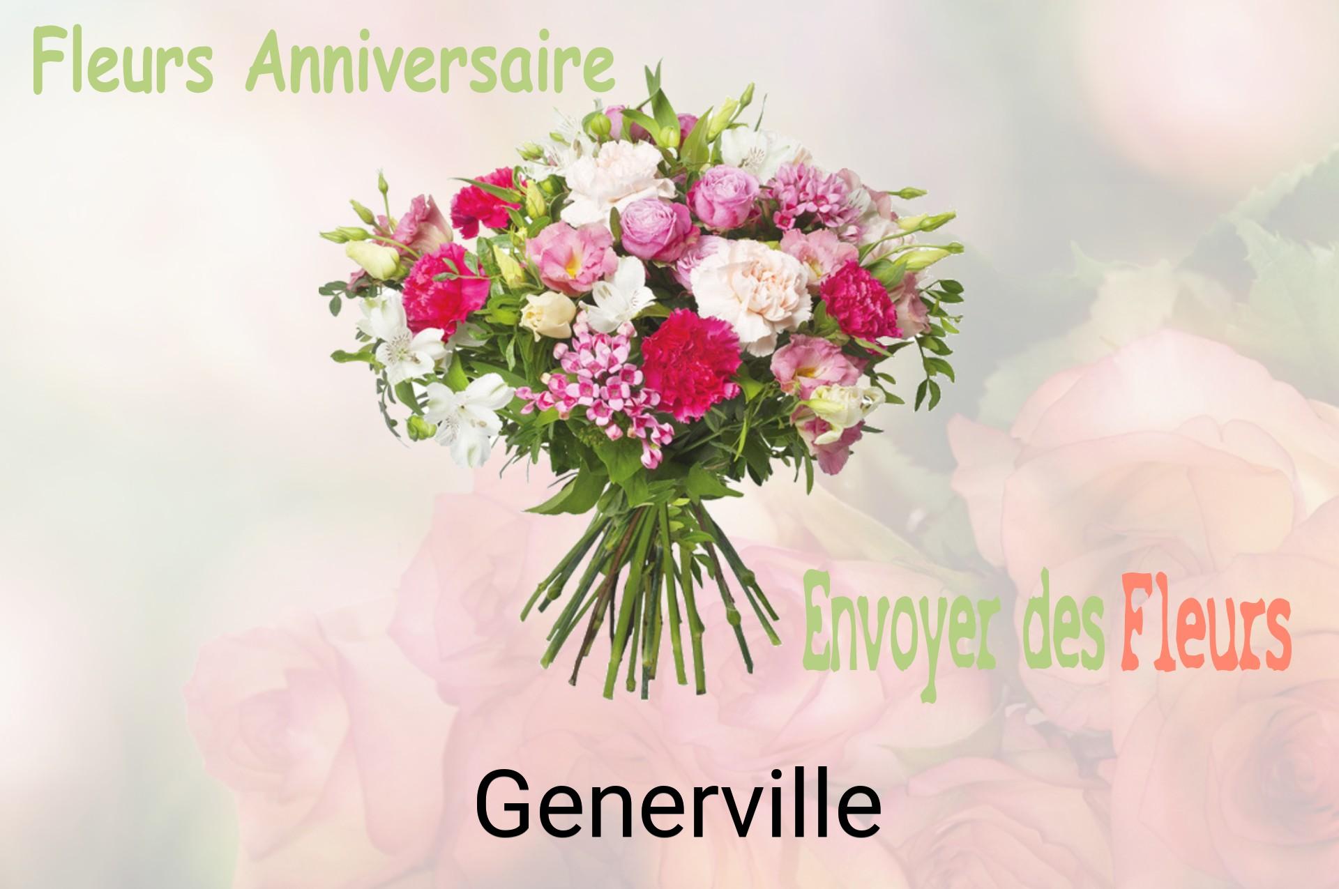 Bouquet de fleurs d’anniversaire livré à Generville